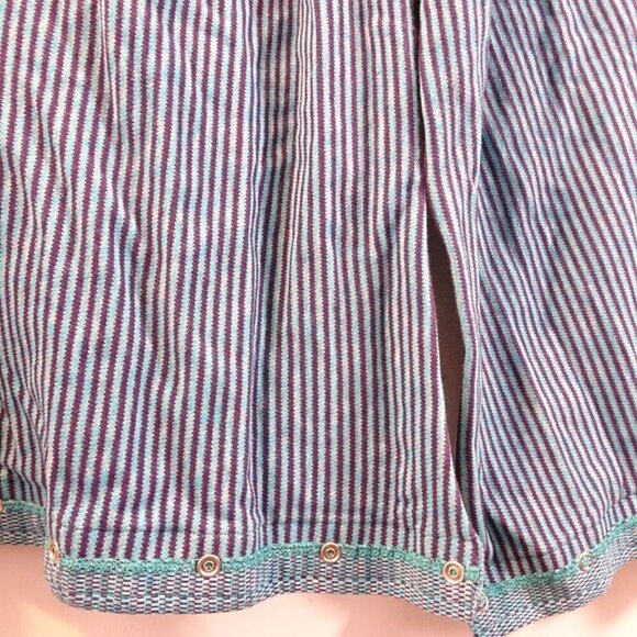 Ivivva Lululemon Village Chill Scarf Snap Button Infinity Blue One Size Stretchy - Picture 2 of 5